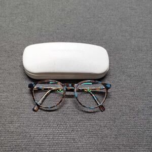 Warby Parker Butler M Optical Eyeglasses Frames Tortoise Blue Teal - Frames Only